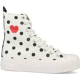 👉 Canvas 36 vrouwen wit British Knights Kaya High B49-3704-02 Wit-36 maat 8720134226870