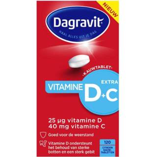 Vitamine gezondheid Dagravit D met Extra C Kauwtabletten 8711744054977