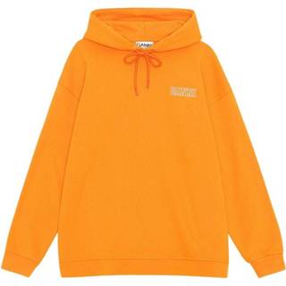👉 Software oranje mannen T3024 Isoli Oversized Hoodie - Bright Marigold Overdeler Ganni , Heren