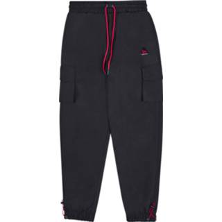 👉 Broek l male zwart mannen New Era man cargo track pant 12893061