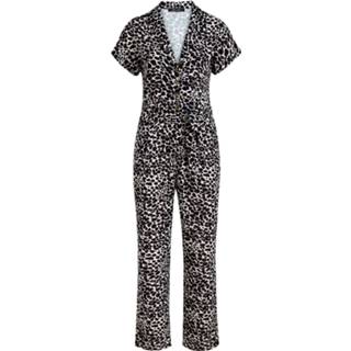 👉 Jumpsuit zwart viscose vrouwen King Louie Daisy jungla black