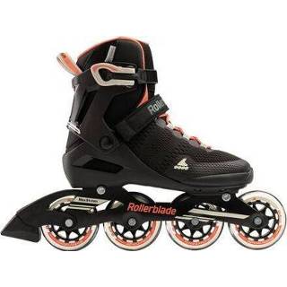 👉 Rollerblade zwart aluminium skate benodigdheden unisex paars sirio 84 w black/coral - 8050459909906