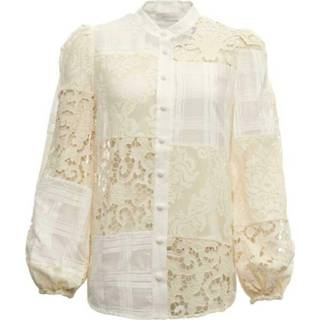 👉 Blous wit m vrouwen Andie Patched Blouse Zimmermann , Dames