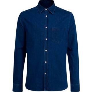 👉 Denim shirt blauw XL mannen Ike Slim Fit J.Lindeberg , Heren