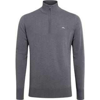 👉 Golf sweater grijs XL mannen Kian Zipped J.Lindeberg , Heren 1651590480803