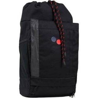 👉 Houten blok zwart medium onesize mannen backpack Pinqponq , Heren 4057081032396