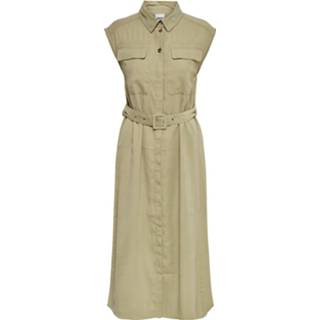 👉 Vrouwen beige Only Jurk 15256317 onlaris 5715224453529