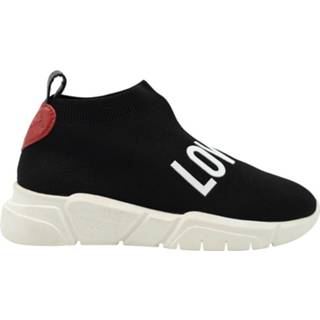 👉 Sock kant damesschoenen vrouwen zwart Love Moschino Socks