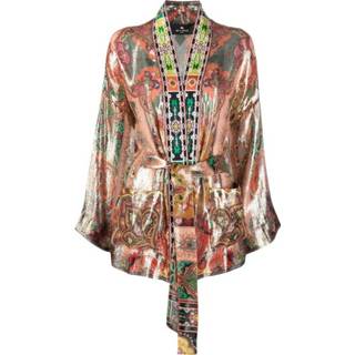 👉 Poncho rood onesize vrouwen Brick Road Etro , Dames 8054142535649