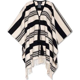 👉 Poncho wit onesize vrouwen Fringed Etro , Dames