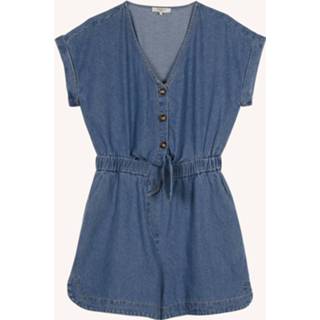 👉 Jumpsuit katoen m vrouwen blauw FRNCH Stoere denim menorca - 3663642278465 3663642278458