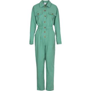 👉 Jumpsuit turkoois polyester m vrouwen groen FRNCH Turquoise mathilde - 3663642306908