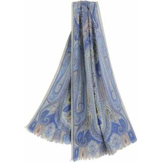 👉 Schaaltje blauw onesize vrouwen Damen Schal Calcutta Etro , Dames