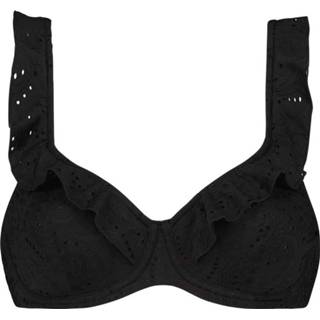 👉 Zwart active Beachlife Top-bikini Wired Black Embroidery - 38f 8718355363740