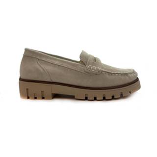 👉 Instappers vrouwen beige Waldläufer serena wijdte h 4065447544766