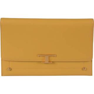 👉 Portemonnee oranje leather onesize vrouwen wallet Tod's , Dames