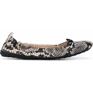 👉 Ballerina's grijs vrouwen Ballerina Flat Laccetto Tod's , Dames