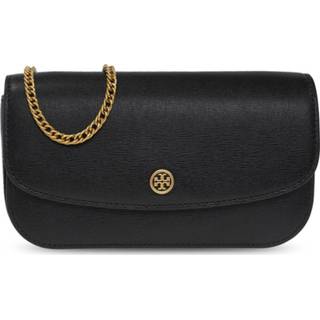 👉 Portemonnee zwart onesize vrouwen Robinson wallet with chain Tory Burch , Dames