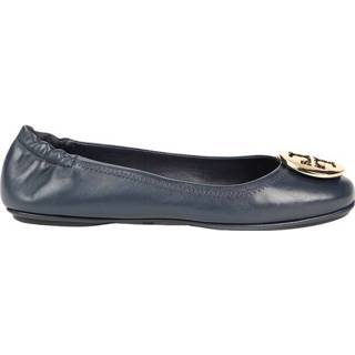 👉 Ballerina's blauw vrouwen Minnie Travel Ballerina Shoes Tory Burch , Dames