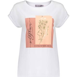 👉 Shirt wit vrouwen Geisha 22065-46 010 t-shirt off-white 8719937801483