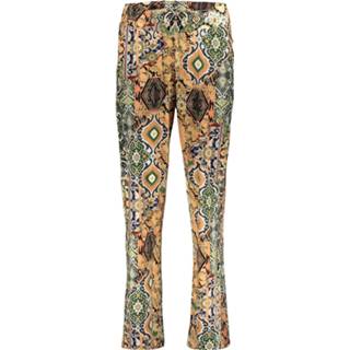 Oranje viscose l vrouwen print Geisha 21385-60 britt 201 pants aop .05-22-2 army/burned orange 8719937841311