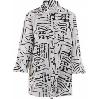 👉 Blouse lange mouw polyester vrouwen wit Joseph Ribkoff 2017001723751