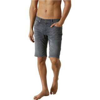 👉 Bermuda grijs W40 W36 W32 W30 W34 W38 mannen façon jeans en strech Baldessarini , Heren 1651299186167