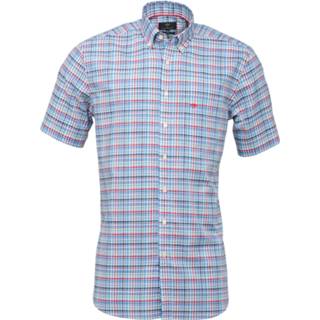 👉 Overhemd katoen l male oranje Fynch-Hatton Katoenen met zomer print 4066227009277