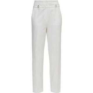 Comma Te relaxed fit pantalon polyester vrouwen wit Witte - C Pantalon polyester vrouwen wit Comma Te relaxed fit - 4063626410260