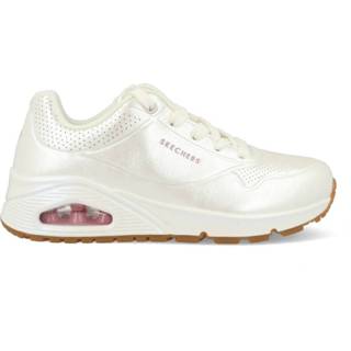 👉 Color-Wit Skechers Uno pearl queen 155174/wht 195204066409