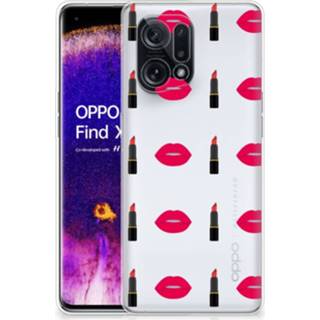 👉 Lippenstift OPPO Find X5 TPU bumper Lipstick Kiss 8720632159182