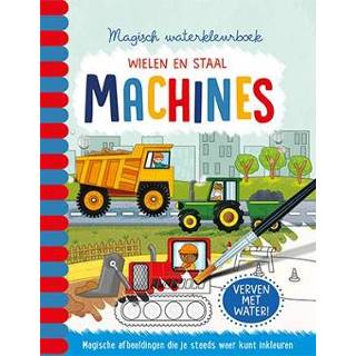 👉 Magisch waterkleurboek machines - (ISBN: 9789463547154) 9789463547154