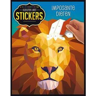 👉 Kleuren met stickers Imposante dieren - (ISBN: 9789463547444) 9789463547444