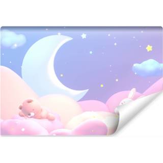 👉 Fotobehang - Pastelkleurige droom, Kinderkamer, premium print, inclusief behanglijm