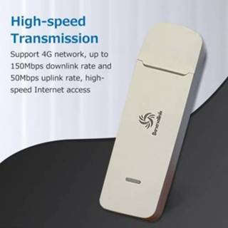 Draadloze router wit 4G LTE Portable WiFi 150Mbps USB Mini Wireless Dongle Mobile with Hotspot Easy Operation White