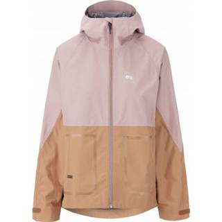 👉 Picture - Women's Abstral+ - Regenjas maat L, grijs/beige