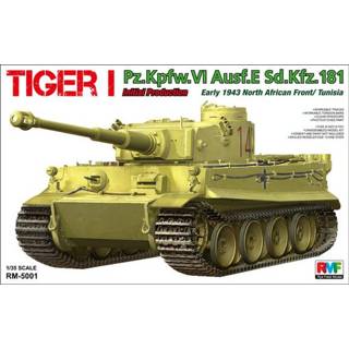 👉 RYE Field Models 1/35 Tiger I Initial Production Early 1943 North African Front / Tunisia