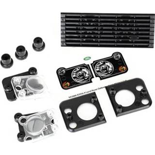 Grill, Land Rover Defender/ grill mount (3)/ headlight housing (2)/ lens (2)/ headlight mount (2) (fits #8011 body)