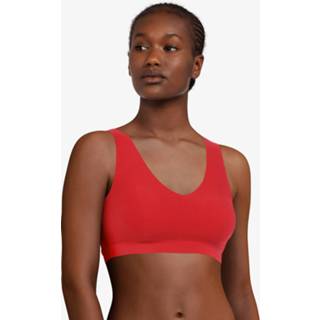 👉 Vulling m vrouwen rood Chantelle top met - Soft Stretch Padded 3340443328277