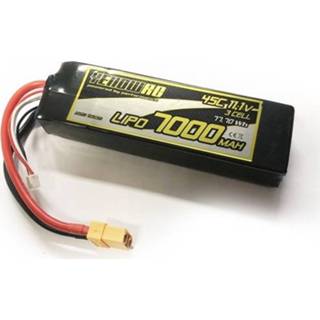 👉 Yellow RC lipo 45c/90c 11,1 volt 7000mah met XT90 stekker