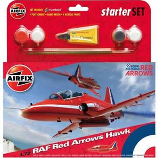 👉 Airfix 1/72 Red Arrows Hawk 50TH Season Starter Set