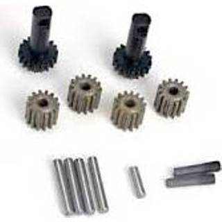 👉 Planet gears (4)/ planet shafts (4)/ sun gears (2)/sun gear alignment shaft (1) all hardened steel