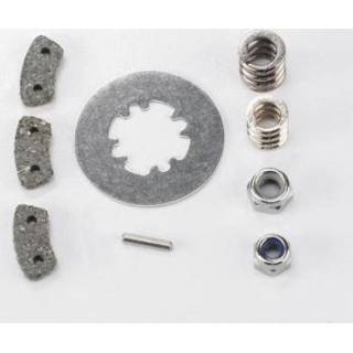 👉 Rebuild kit, slipper clutch (steel disc/ friction pads (3)/ spring (2)/ pin/ 4.0mm NL (1)/ 5.0mm NL (1))