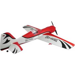 👉 Dynam Sukhoi SU-26M brushless 4ch electro vliegtuig PNF - Rood/Wit