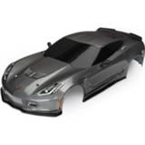 👉 Traxxas - Body, Chevrolet Corvette Z06, grey (painted, decals applied) (TRX-8386A)