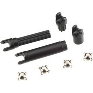 👉 Half shafts, center front (1), center rear (1) (internal splined half shafts (2)/external splined half shaft) (2))/ metal u-joints (4)