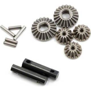 👉 Gear set, differential (output gears (2)/ spider gears (3))/ differential output shafts (2)/ 1.5x6mm pin (3)/ 1.5x8mm pin (2)