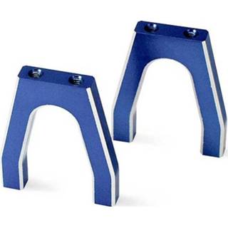 👉 Servo mounts, throttle/ brake (machined aluminum) (blue) (f&r)/ machine screws (8)