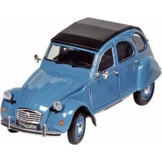 👉 Miniatuur model auto Citroen 2CV blauw/zwart  16,2 cm