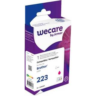 👉 Rood RVS brother vlieger WeCare Cartridge LC223 ± 550 pagina's 8715057014369